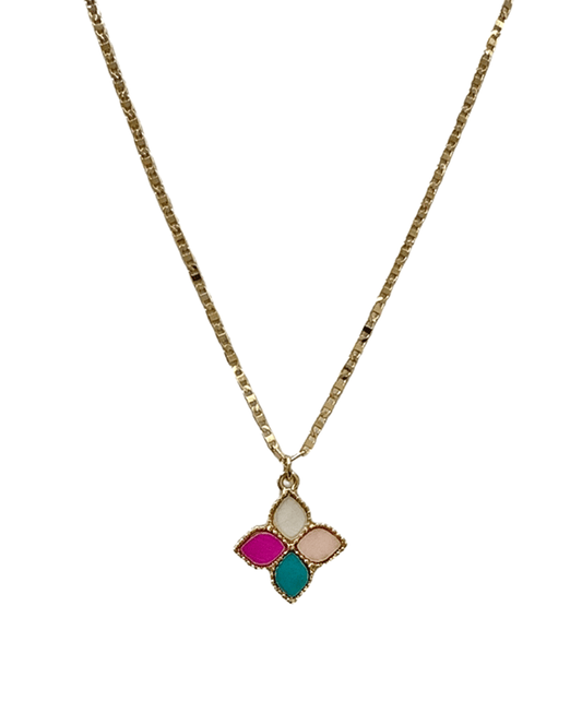 Clover Pendant Short Necklace