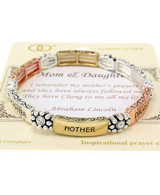 MOM & DAUGHTER Stretch Bracelet