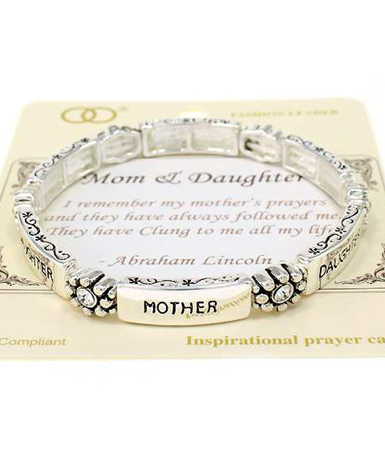 MOM & DAUGHTER Stretch Bracelet