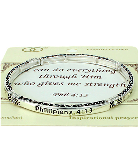 PHIL 4:13 Inspiration Bracelet