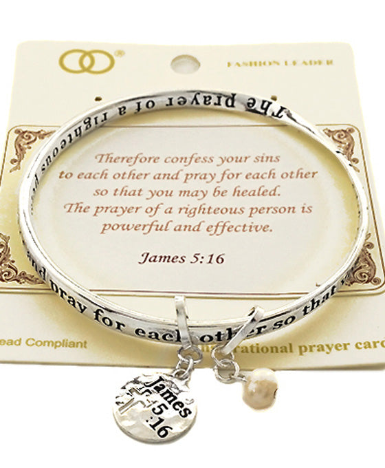 JAMES 5:16 Twist Bangle