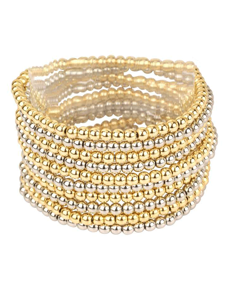 4mm CCB Ball Stackable Elastic Bracelet