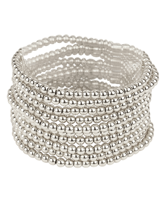 4mm CCB Ball Stackable Elastic Bracelet