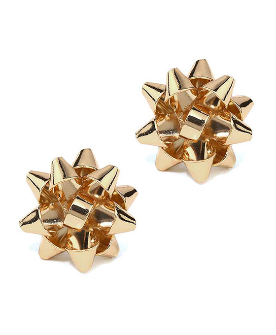 15mm Metal Christmas Post Earring