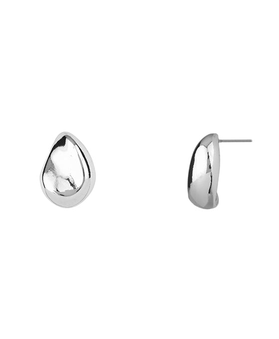 25mm Metal Teardrop Post Earring