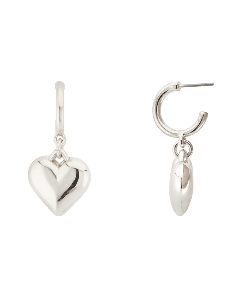 CCB Heart Hoop Earring