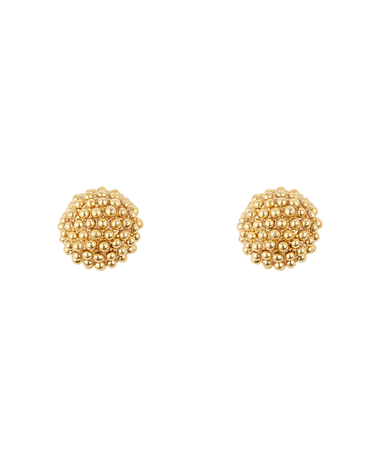 CCB Ball Caviar Post Earring - 15mm