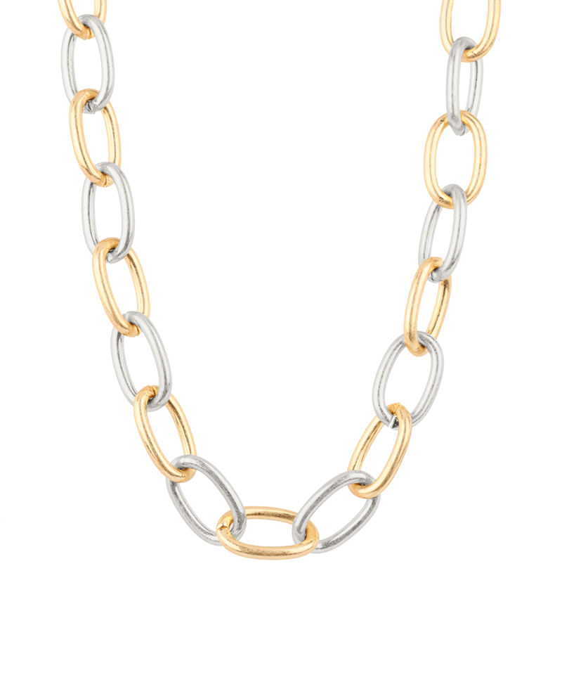 Metal Link Necklace - 18"