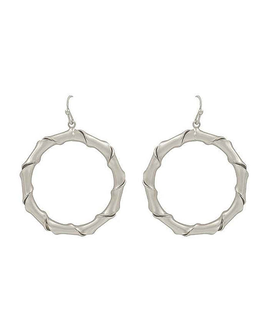 Metal Round Shape Earring