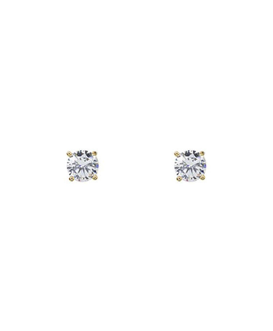 14KT Gold Dipped CZ Earring