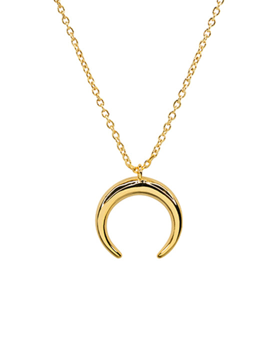 14K Gold Dipped Horn Necklace