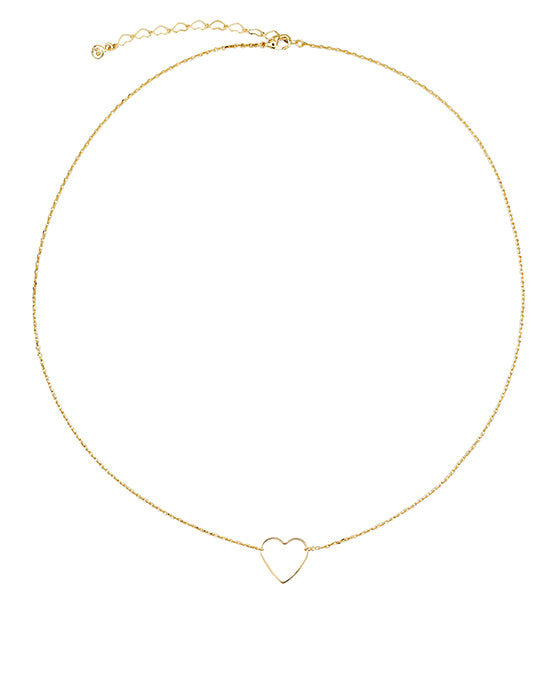 14K Gold Dipped Heart Necklace