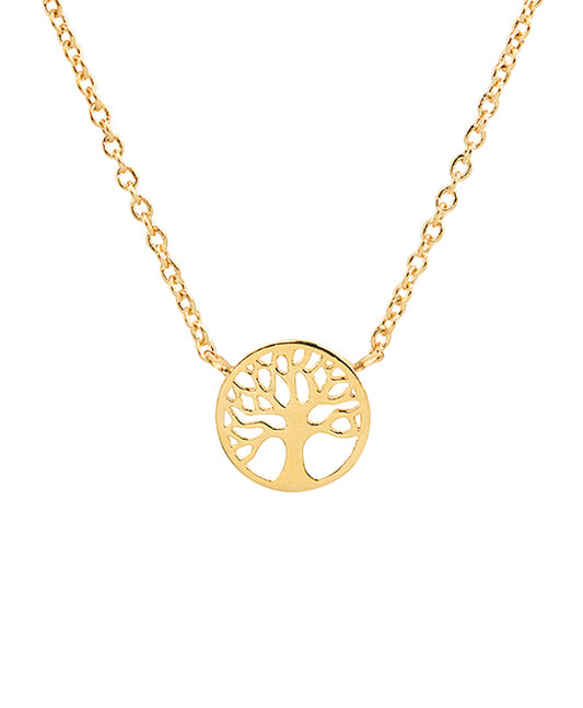 14K Gold Dipped Tree of Life Necklace