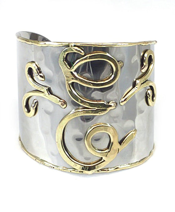 Monogram Initial Cuff