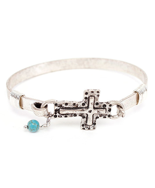 Cross Wire Bracelet