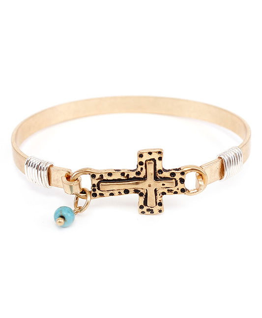 Cross Wire Bracelet