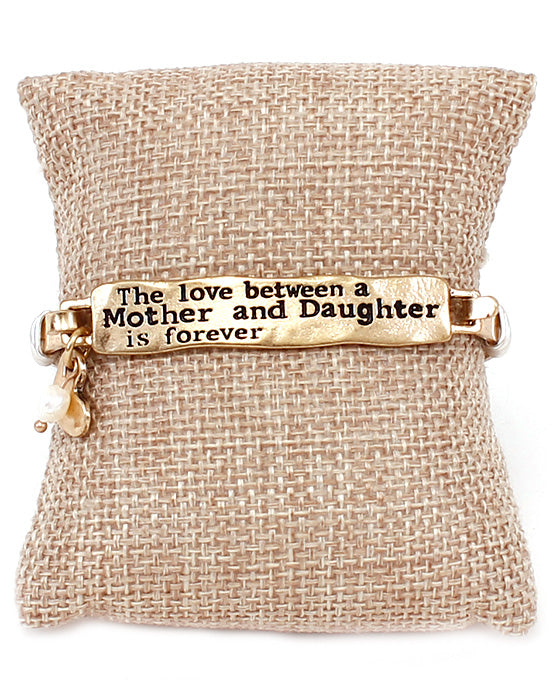 MOTHER & DAUGHTER Bar Wire Bracelet