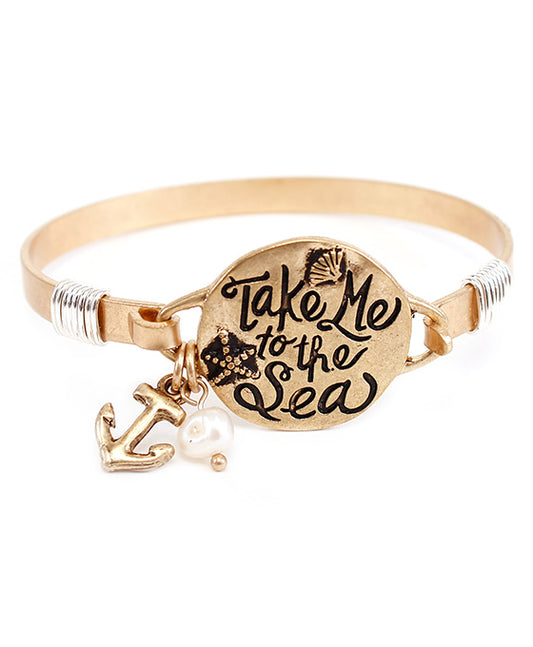 TAKE ME TO THE SEA Wire Bracelet