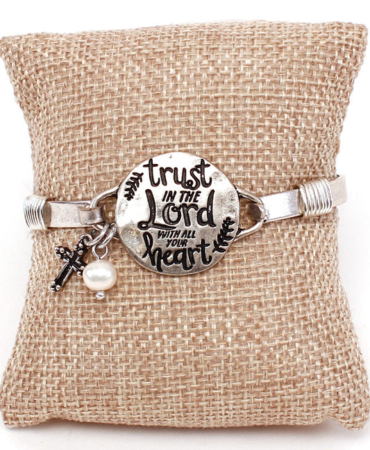 Message Bracelet - TRUST IN THE GOD