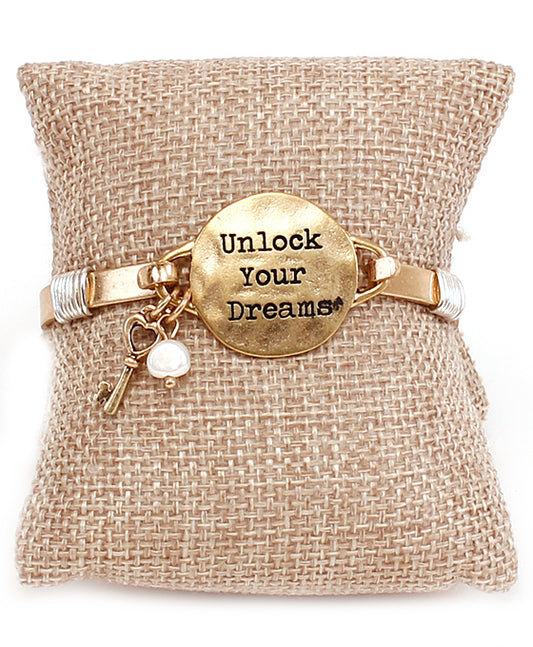 Message Bracelet - UNLOCK YOUR DREAMS