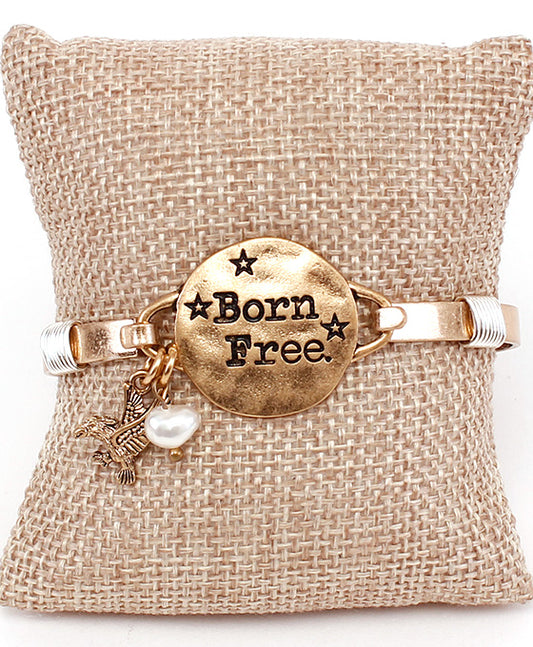 Message Bracelet - BORN FREE