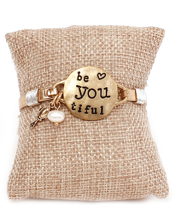 Message Bracelet - BE YOU TIFUL