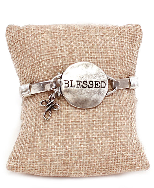 Message Bracelet - BLESSED