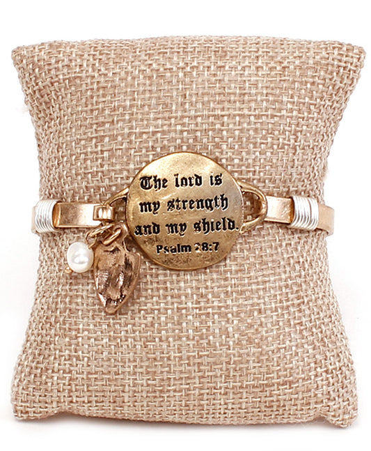 Message Bracelet - THE LORD IS MY STRENGTH