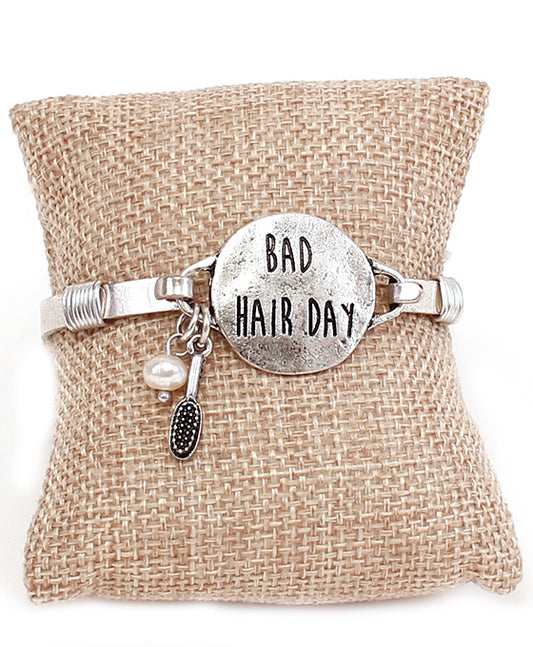 Message Bracelet - BAD HAIR DAY