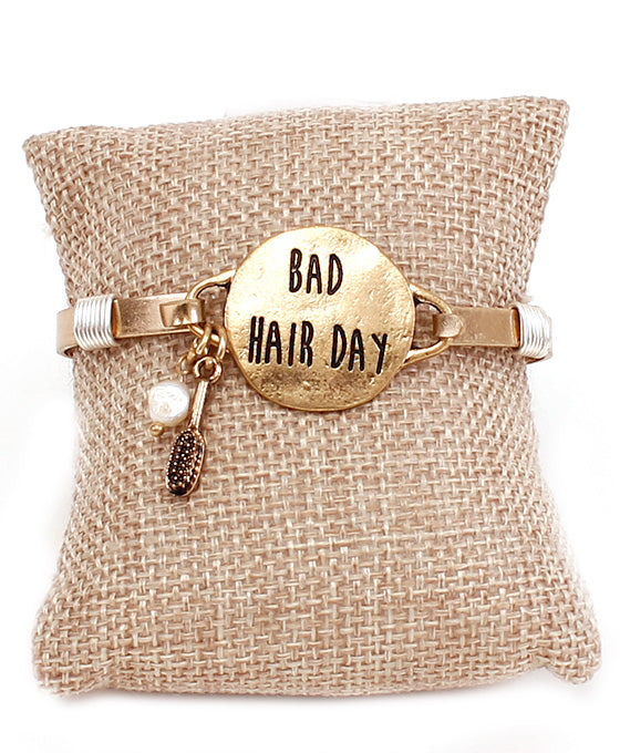 Message Bracelet - BAD HAIR DAY