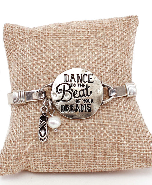 Message Bracelet - DANCE TO THE BEAT