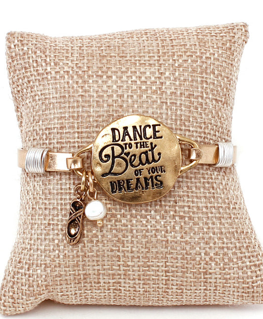 Message Bracelet - DANCE TO THE BEAT