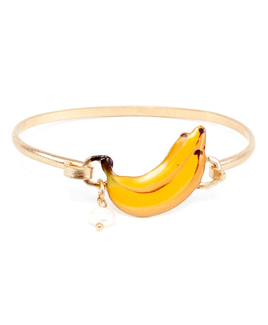 Banana Print Wire Bracelet