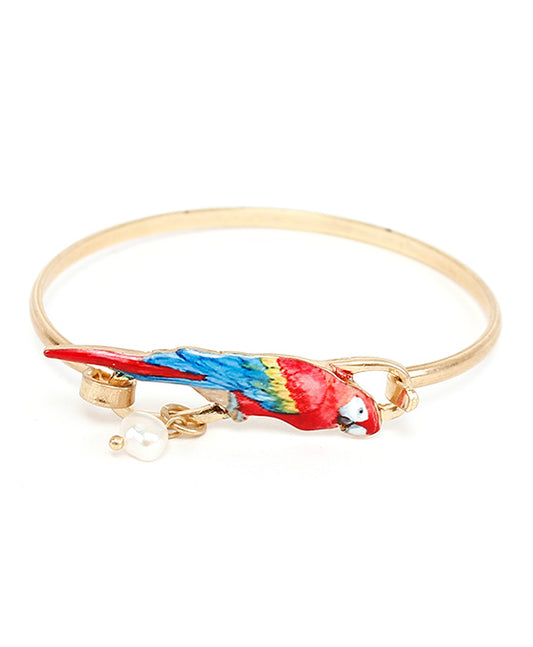 Parrot Print Wire Bracelet