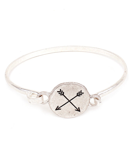 Crossed Arrows Wire Bracelet