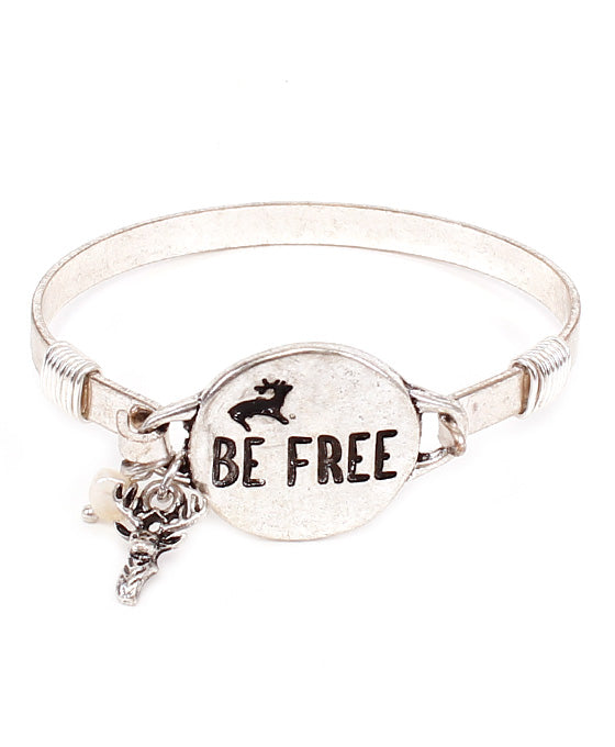 BE FREE Wire Bracelet