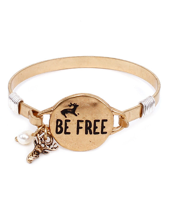 BE FREE Wire Bracelet