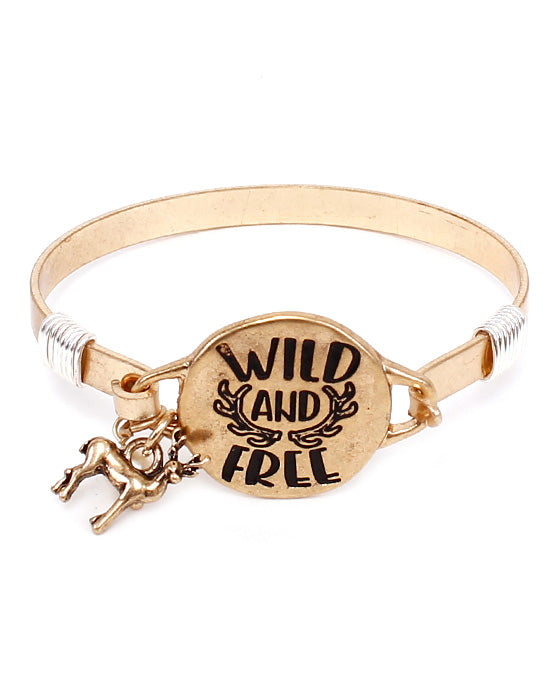 WILD & FREE Wire Bracelet