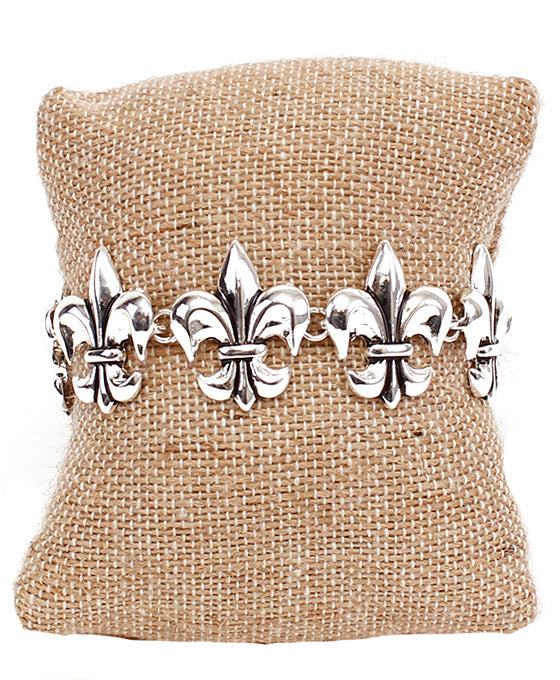 Fleur De Lis Magnetic Bracelet