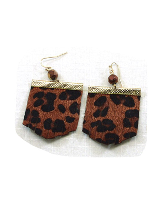 Fashion Leather Earring