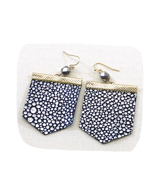 Fashion Leather Earring