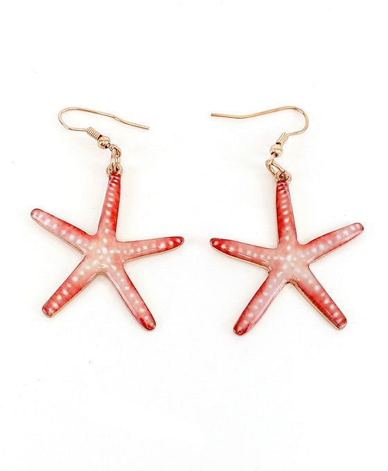 Starfish Print Earring