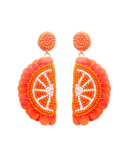 Fruit Seed Bead Earring