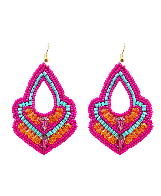 Seed Beaded Earring