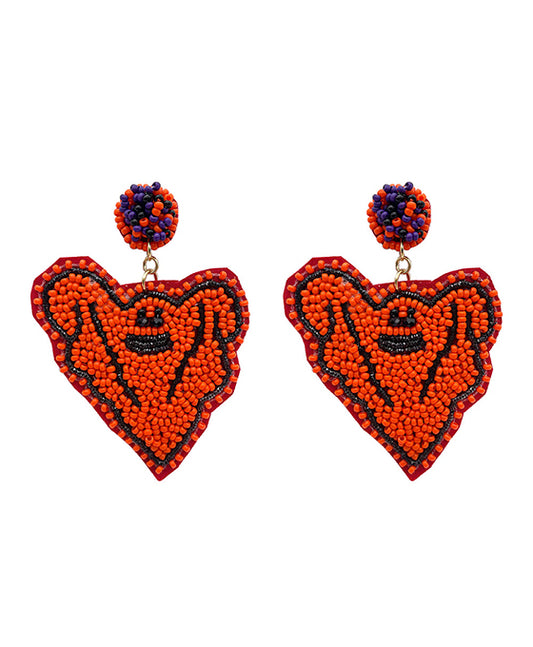 Halloween Seed Beaded Earring