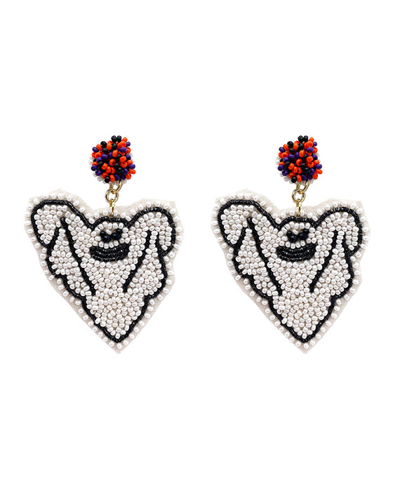 Halloween Seed Beaded Earring