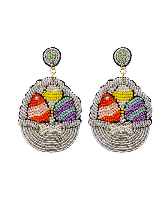 Easter Beaded Earring