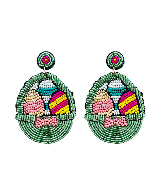 Easter Beaded Earring