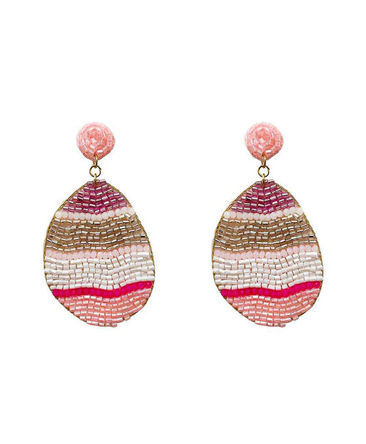 Easter Beaded Egg Earring