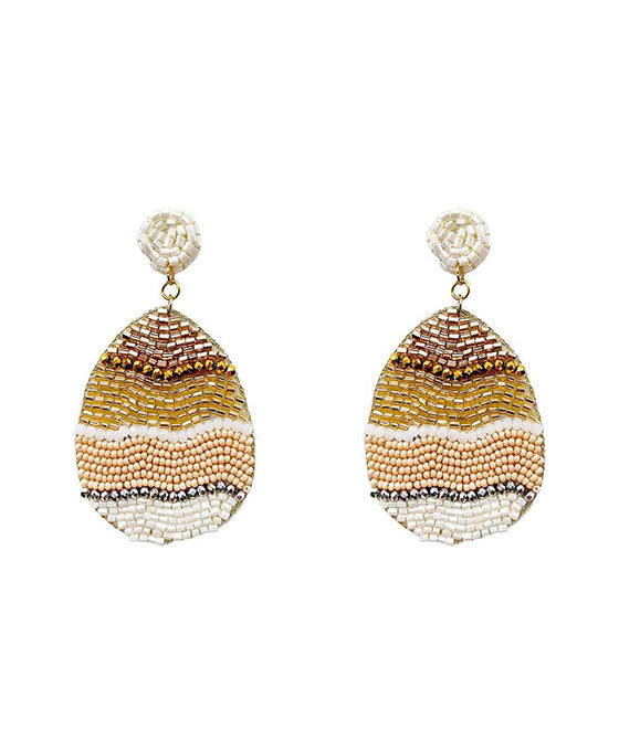 Easter Beaded Egg Earring